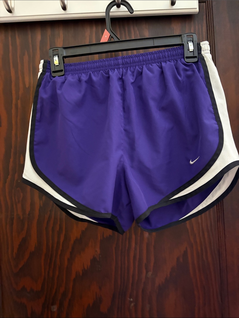 Nike Purple Women’s Athletic Shorts with White & Black Trim